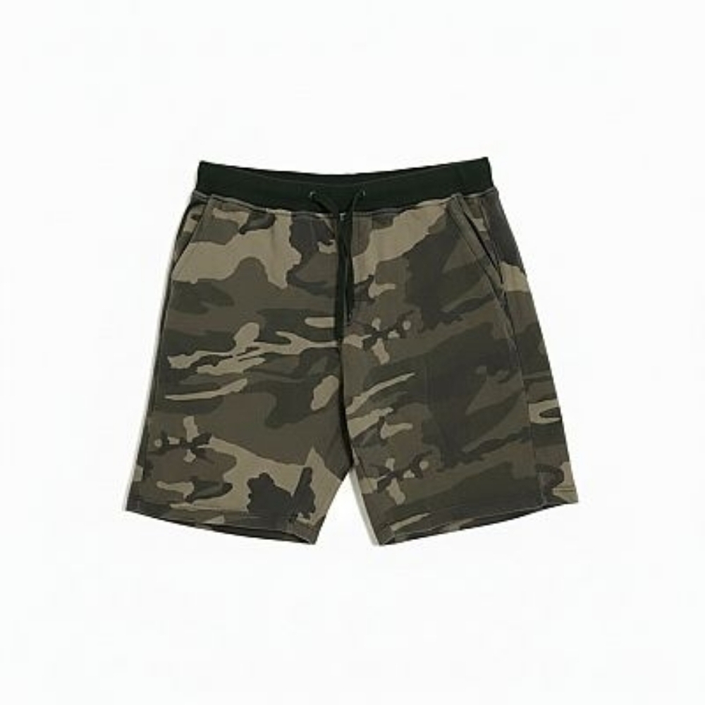 Zine Clothing Green Camouflage  Shorts